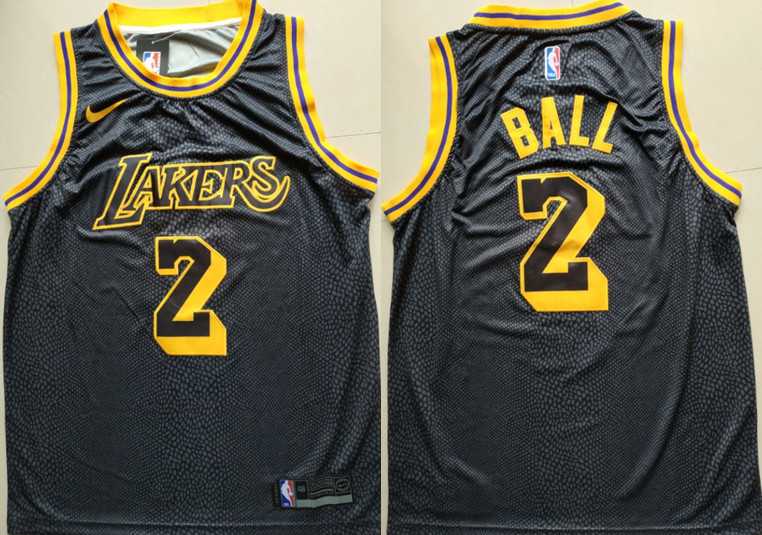 Lakers 2 Lonzo Ball Black 2018 19 City Edition Nike Swingman Jersey,We sell and wholesale Lakers 2 Lonzo Ball Black 2018 19 City Edition Nike Swingman Jersey on line form chian!
